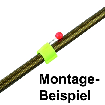 Preview: Rutenclip-Bissanzeiger Leuchtgelb #M